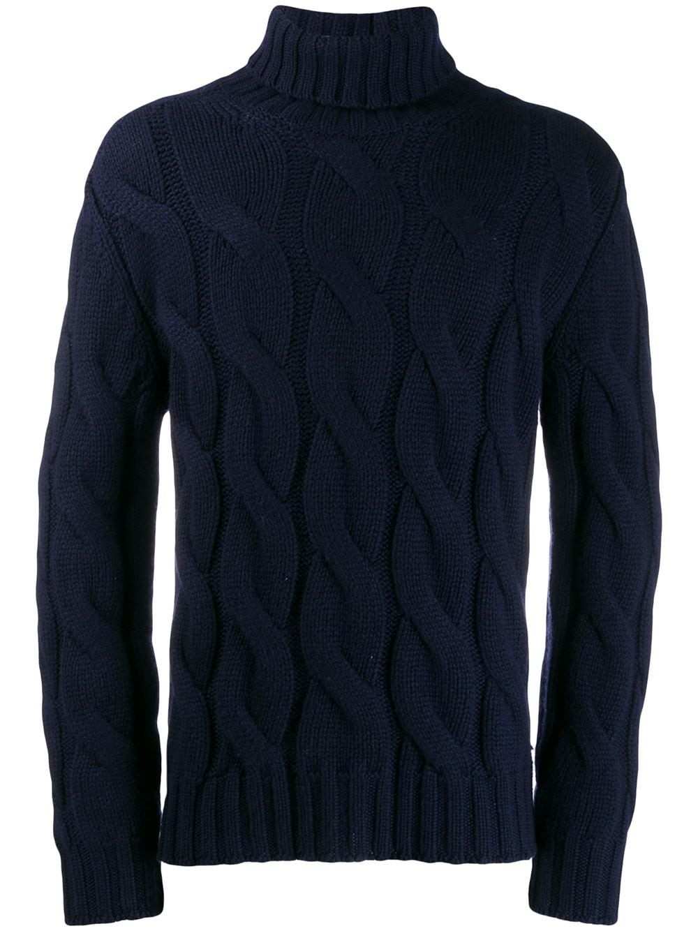 rollneck cashmere sweater - 1