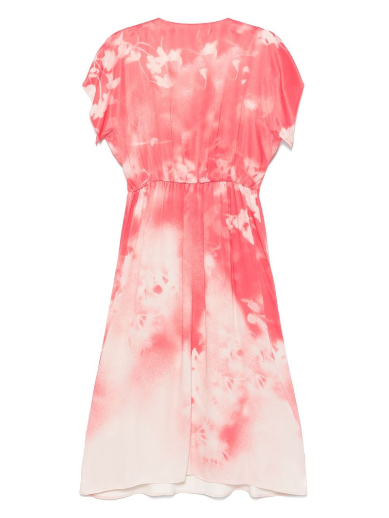 BOSS floral-print midi dress outlook