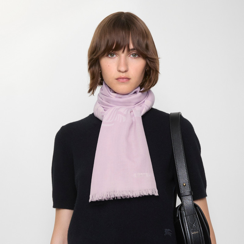 Wide EKD Wool Scarf 3