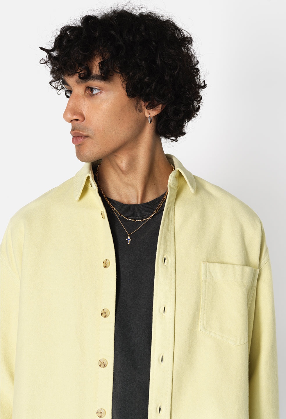 SOLID HEMI OVERSIZED SHIRT - 8
