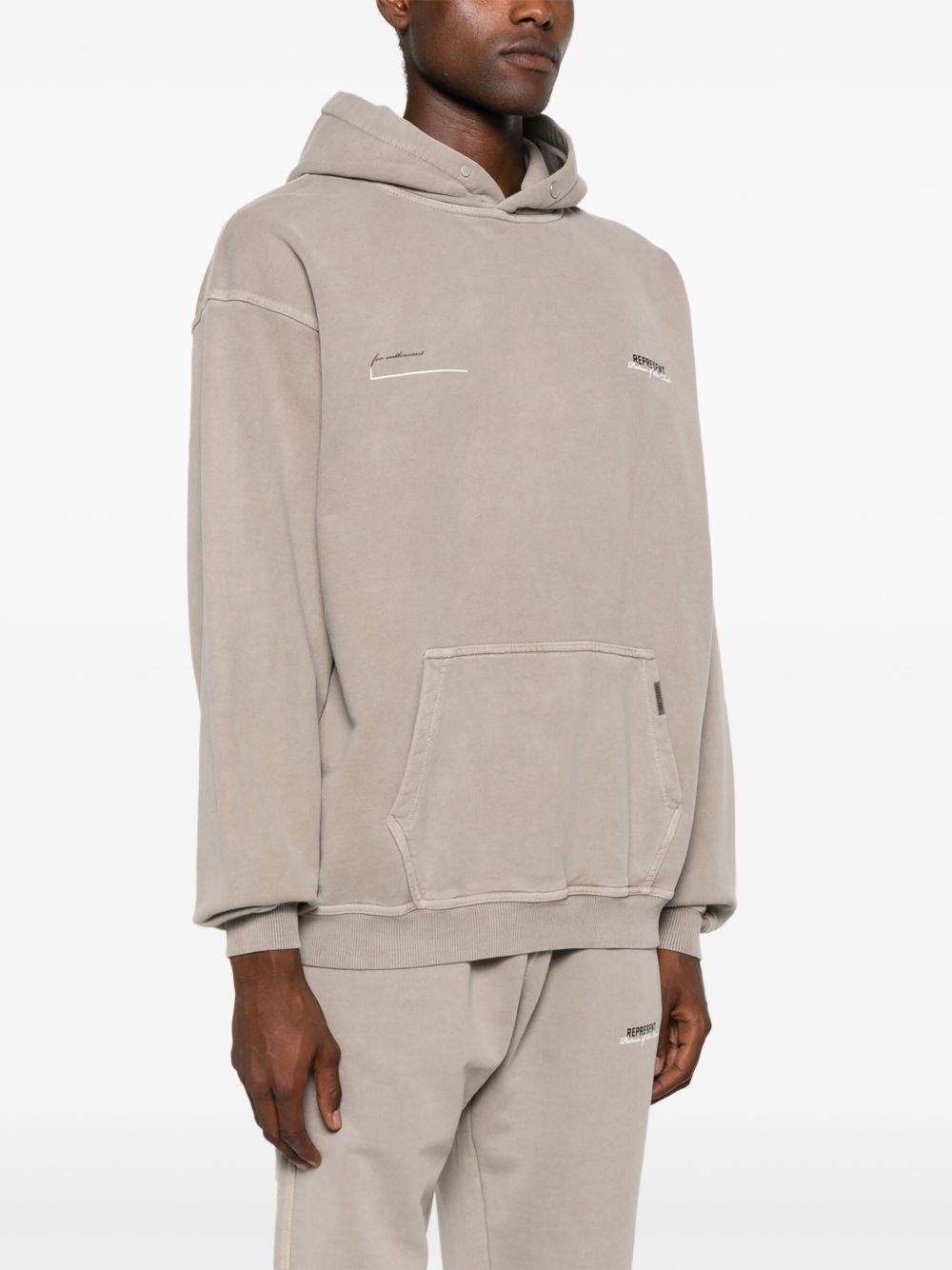 Patron of The Club cotton hoodie - 3
