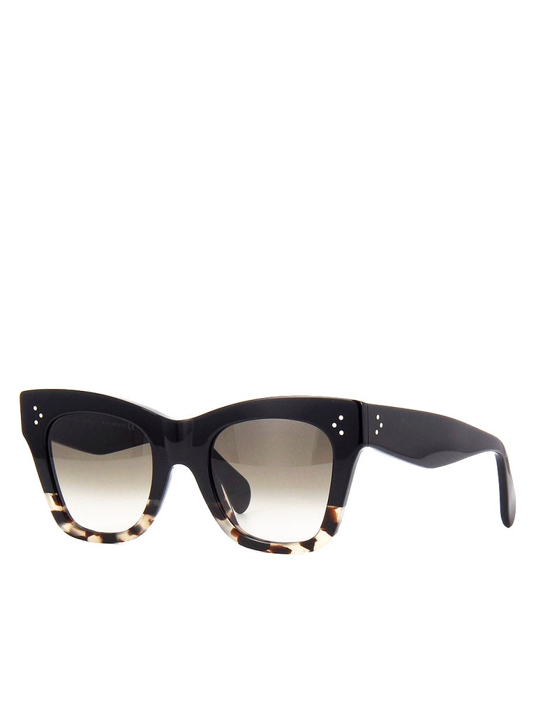 Cat Eye Sunglasses CL4004IN Black & Blonde Havana - 1