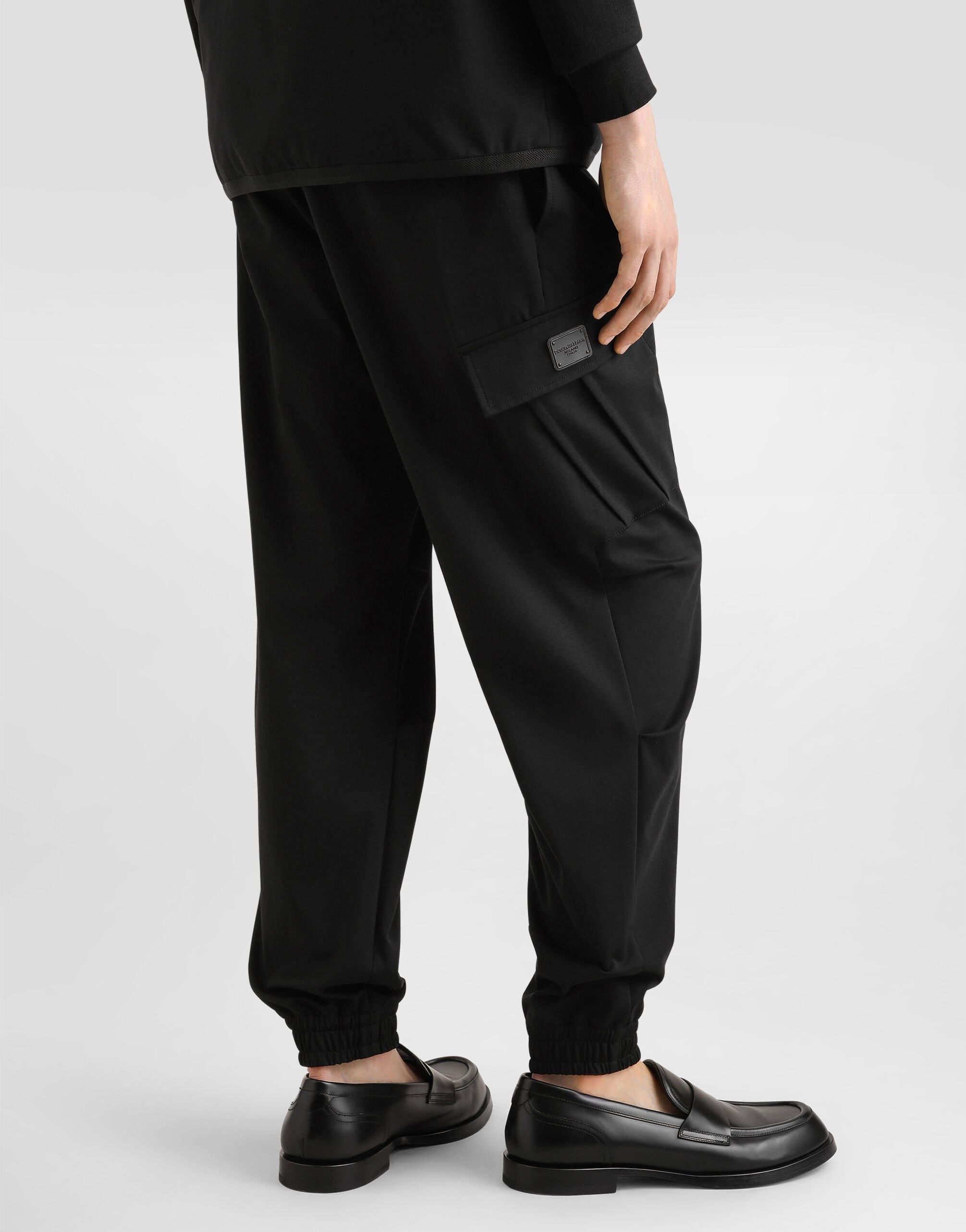 Cotton cargo pants with tag - 5