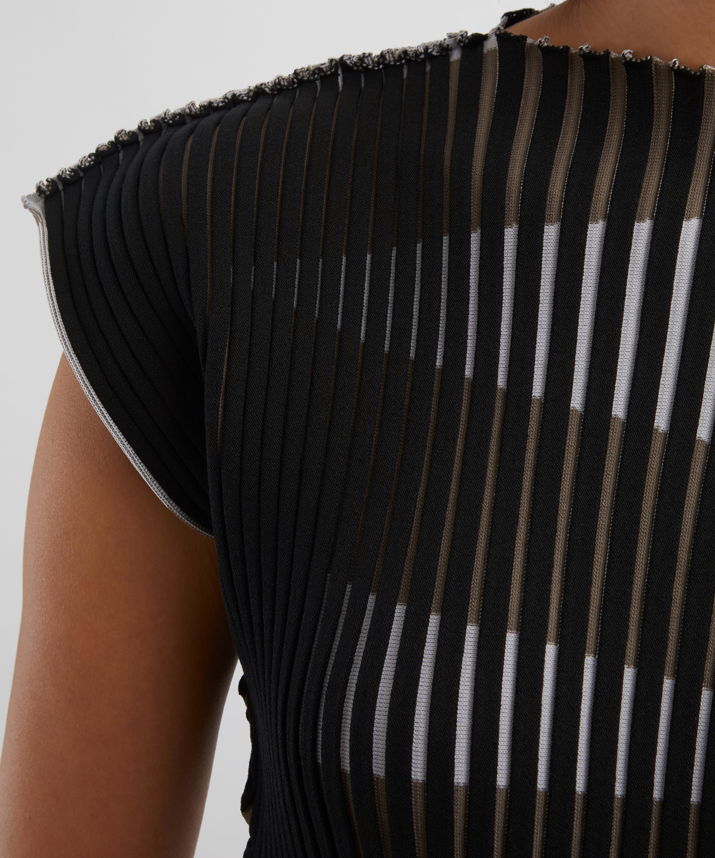 STRIPE PLATING KNIT Top - 5