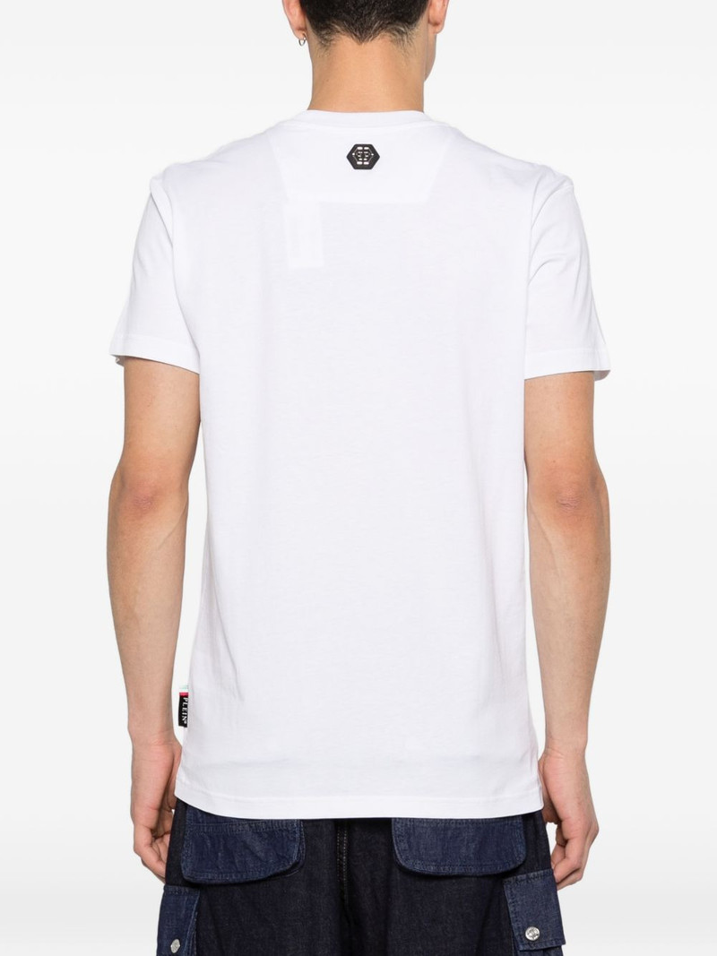 teddy-print crew-neck T-shirt 3
