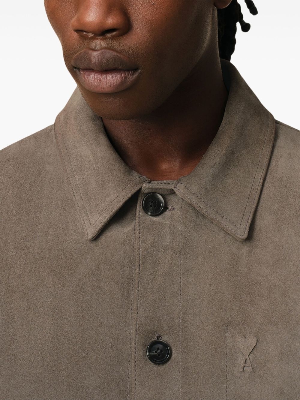 suede shirt jacket - 6