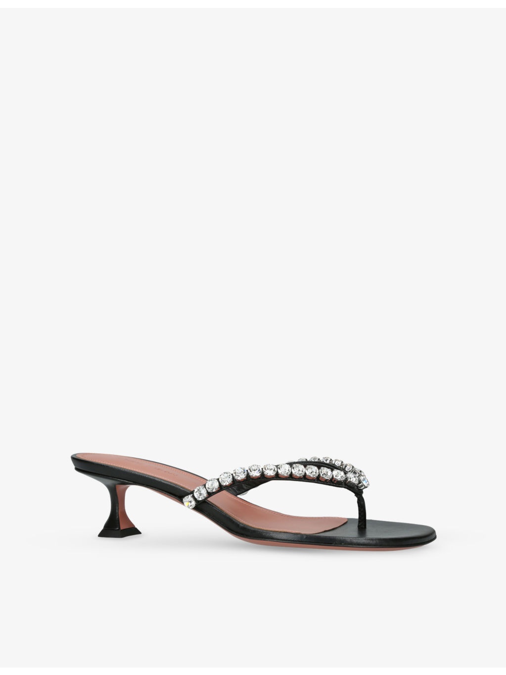 Gigi Thong 45 Leather Heeled Sandals - 3