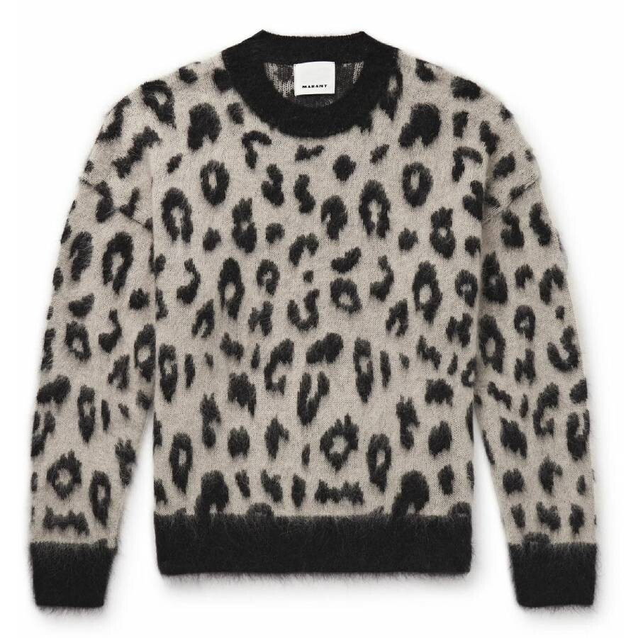 Isabel Marant Tevy Mohair Wool Blend Sweater - 5