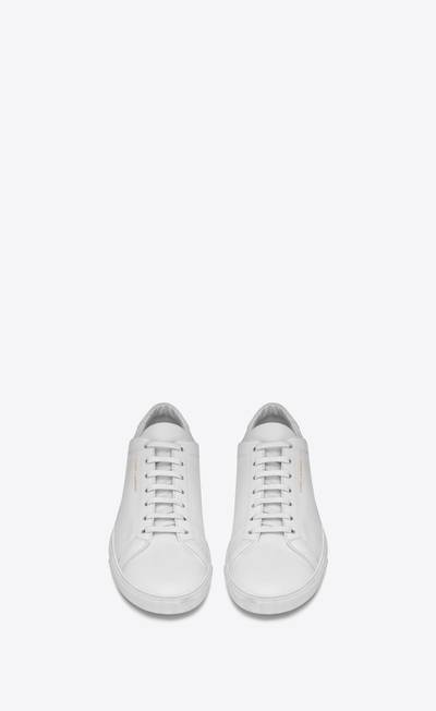 SAINT LAURENT andy sneakers in leather outlook