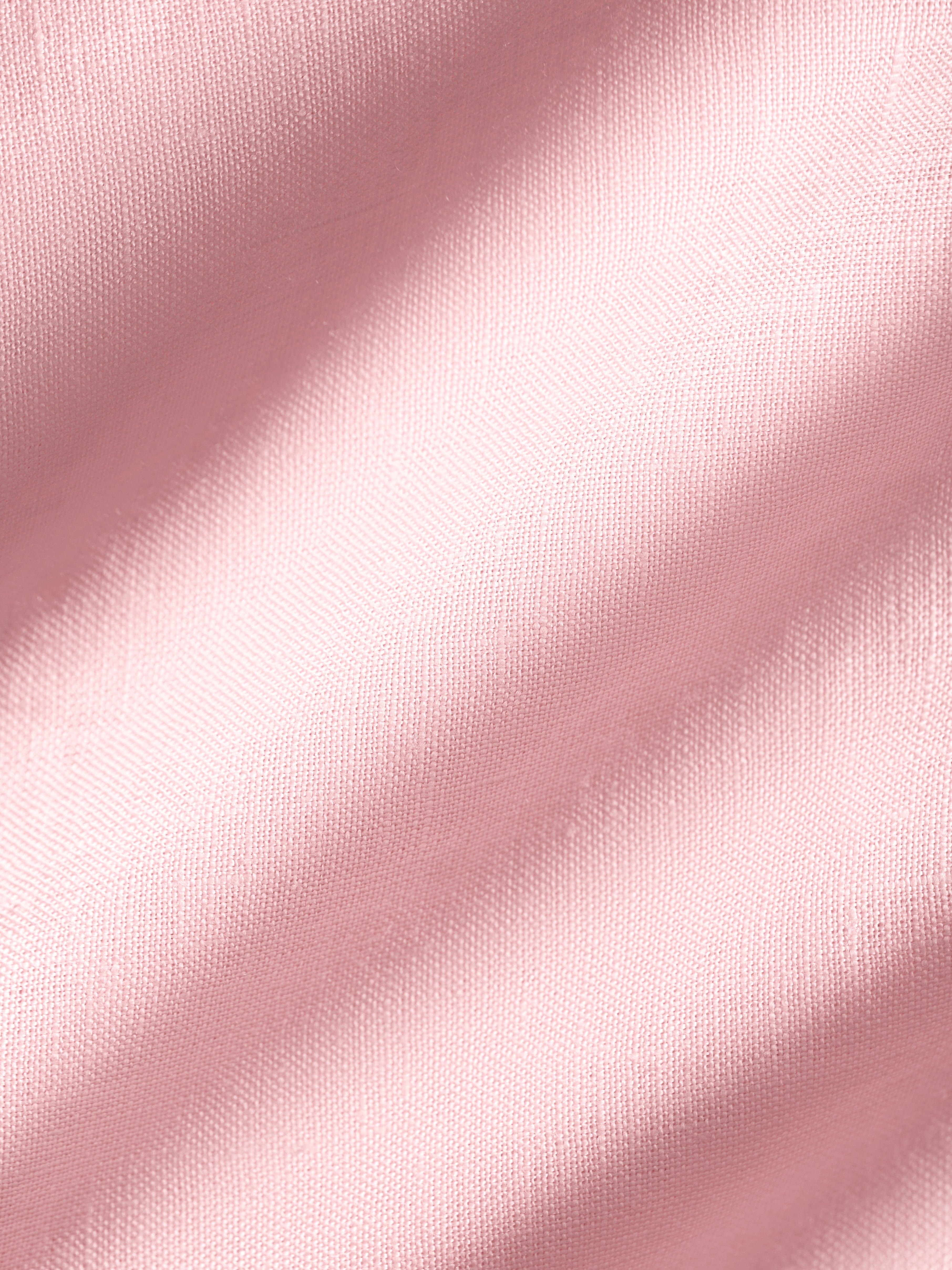 Womens DNA Aloe Linen Mid Length Shorts - Magnolia Pink - 5