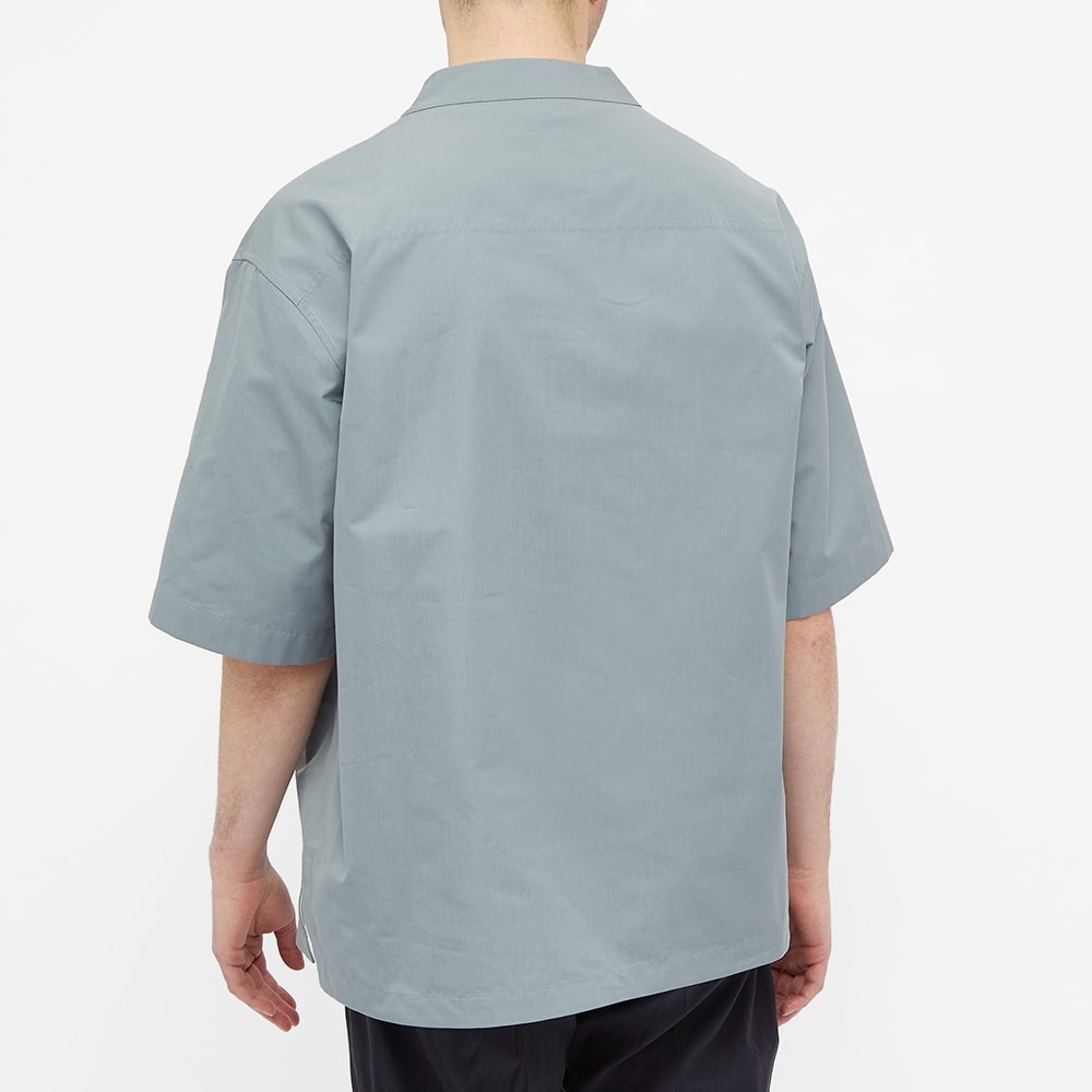 Jil Sander Short Sleeve Shawl Collar Overshirt - 5