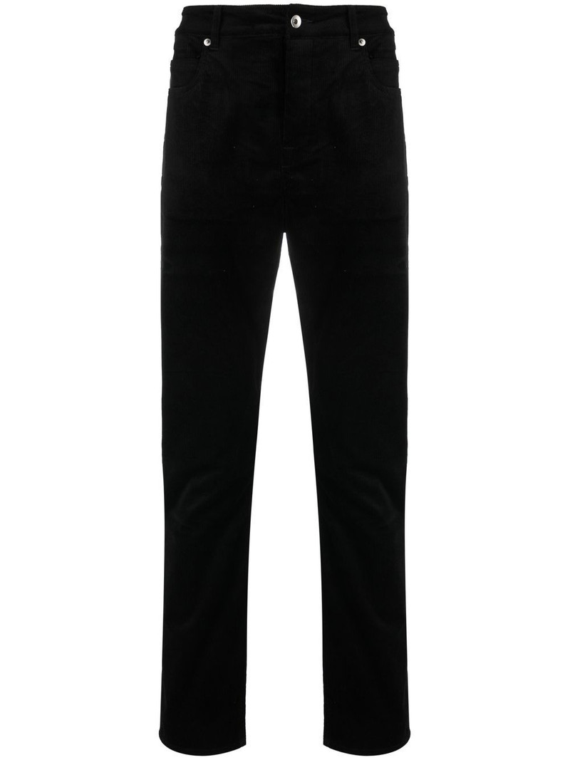 slim-fit corduroy trousers 1