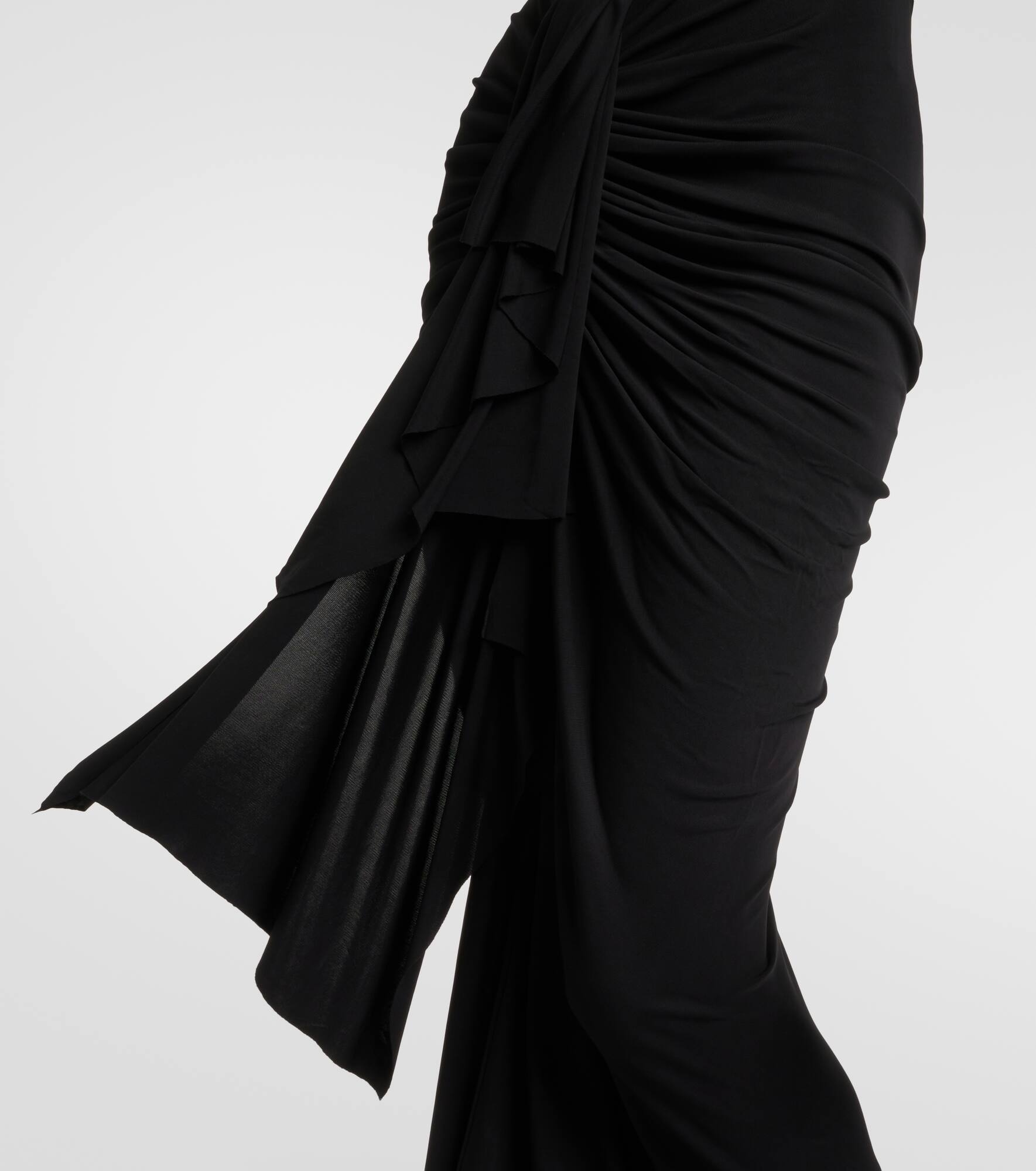 Vivenda draped jersey maxi dress - 5