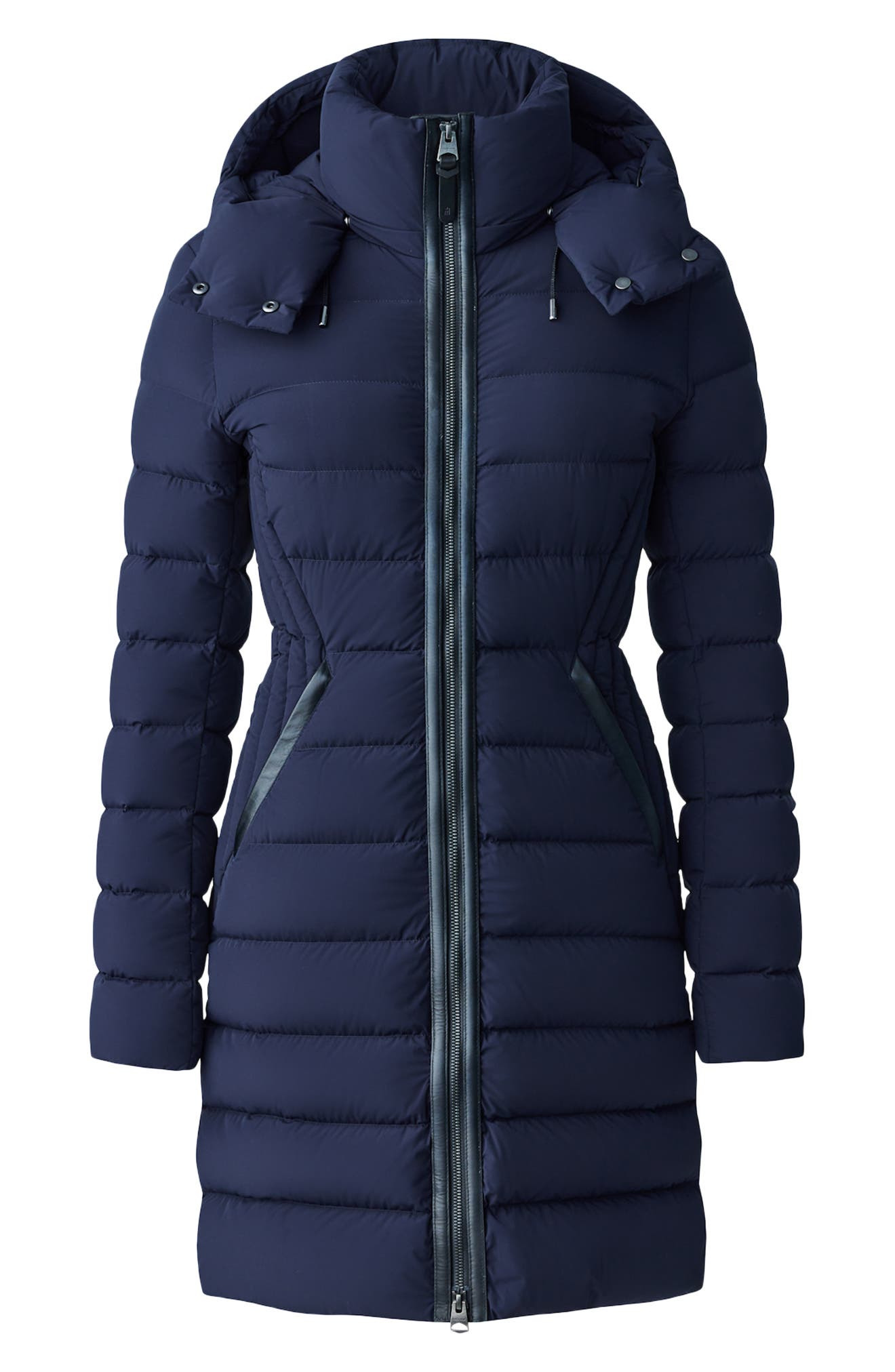 Mackage Farren Water Repellent Down Coat in Navy at Nordstrom - 6