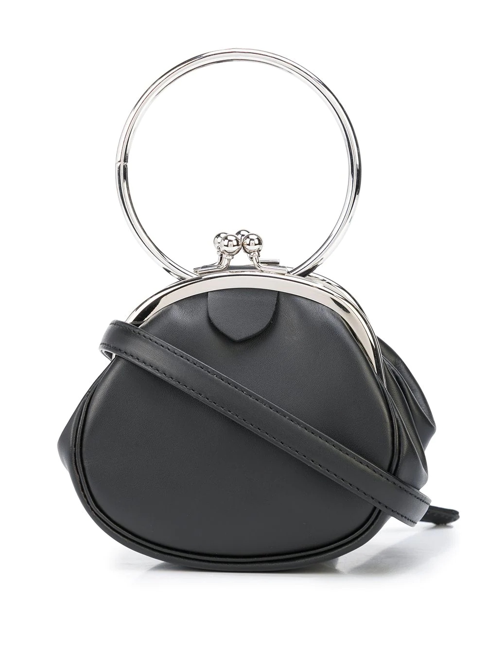 ring-top handle pouch clutch - 2