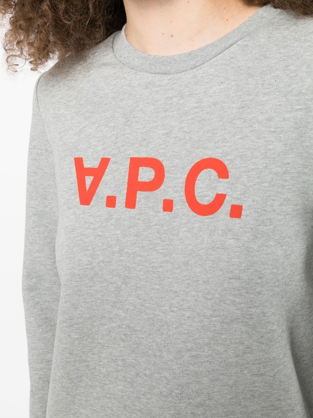 logo-print cotton sweatshirt - 5