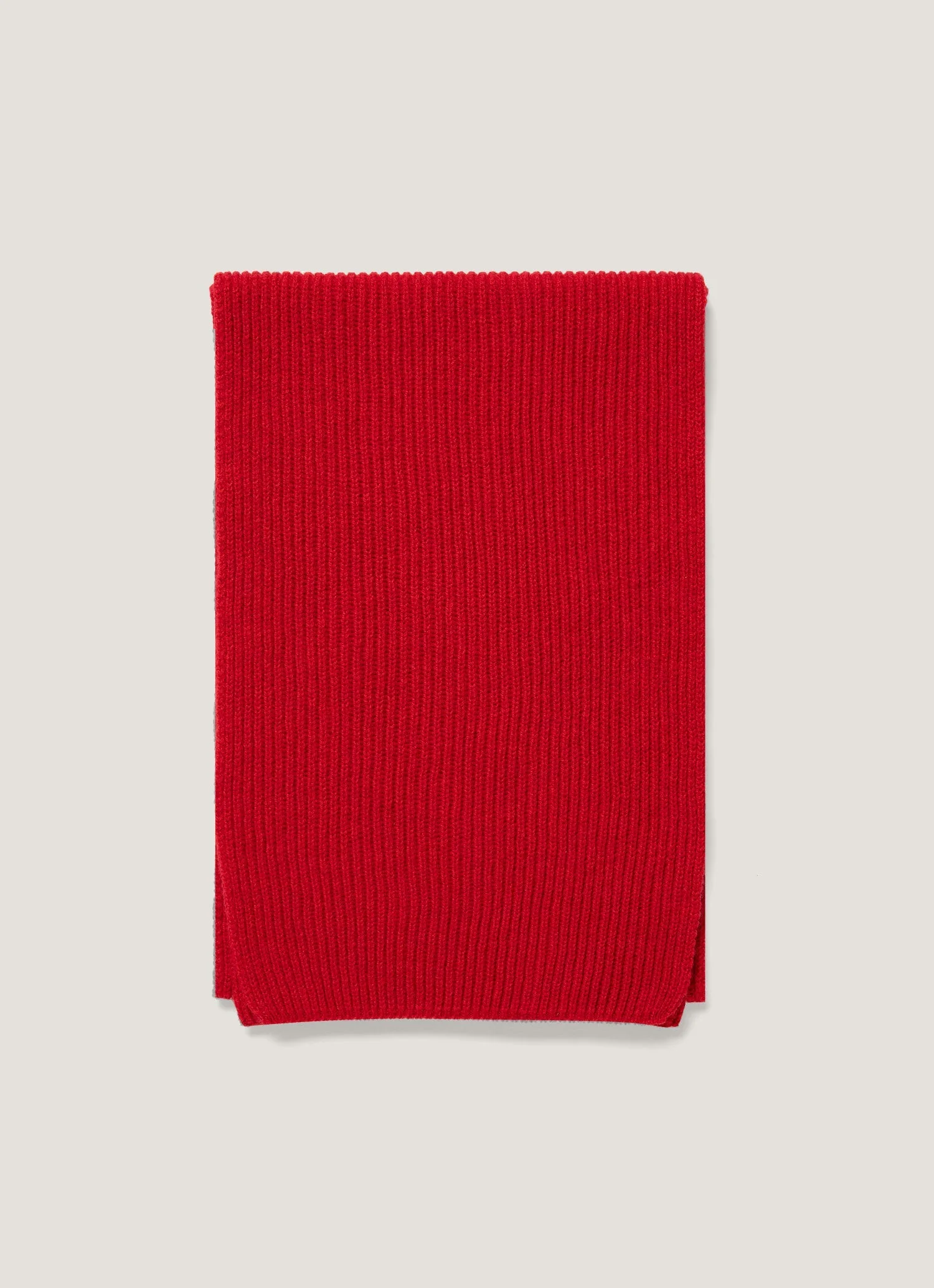 Cashmere Ribbed Scarf - 1