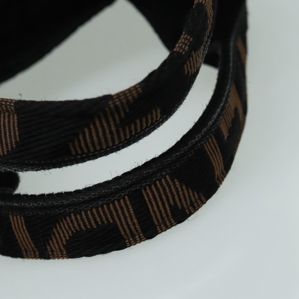 FENDI Hand Bag Nylon Black - 7