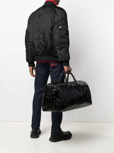 PHILIPP PLEIN logo-monogram travel holdall outlook