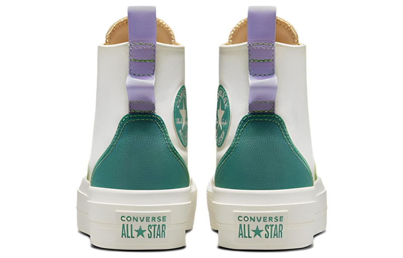Converse (WMNS) Converse Chuck Taylor All Star Lift Platform High 'Colorblock Overlay Algae Coast' A05127C outlook