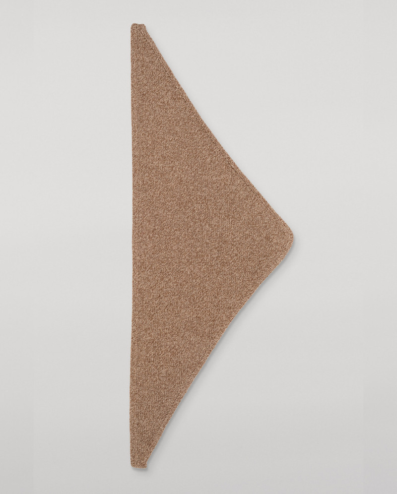 Keill Natural Marl Cashmere Triangle 3