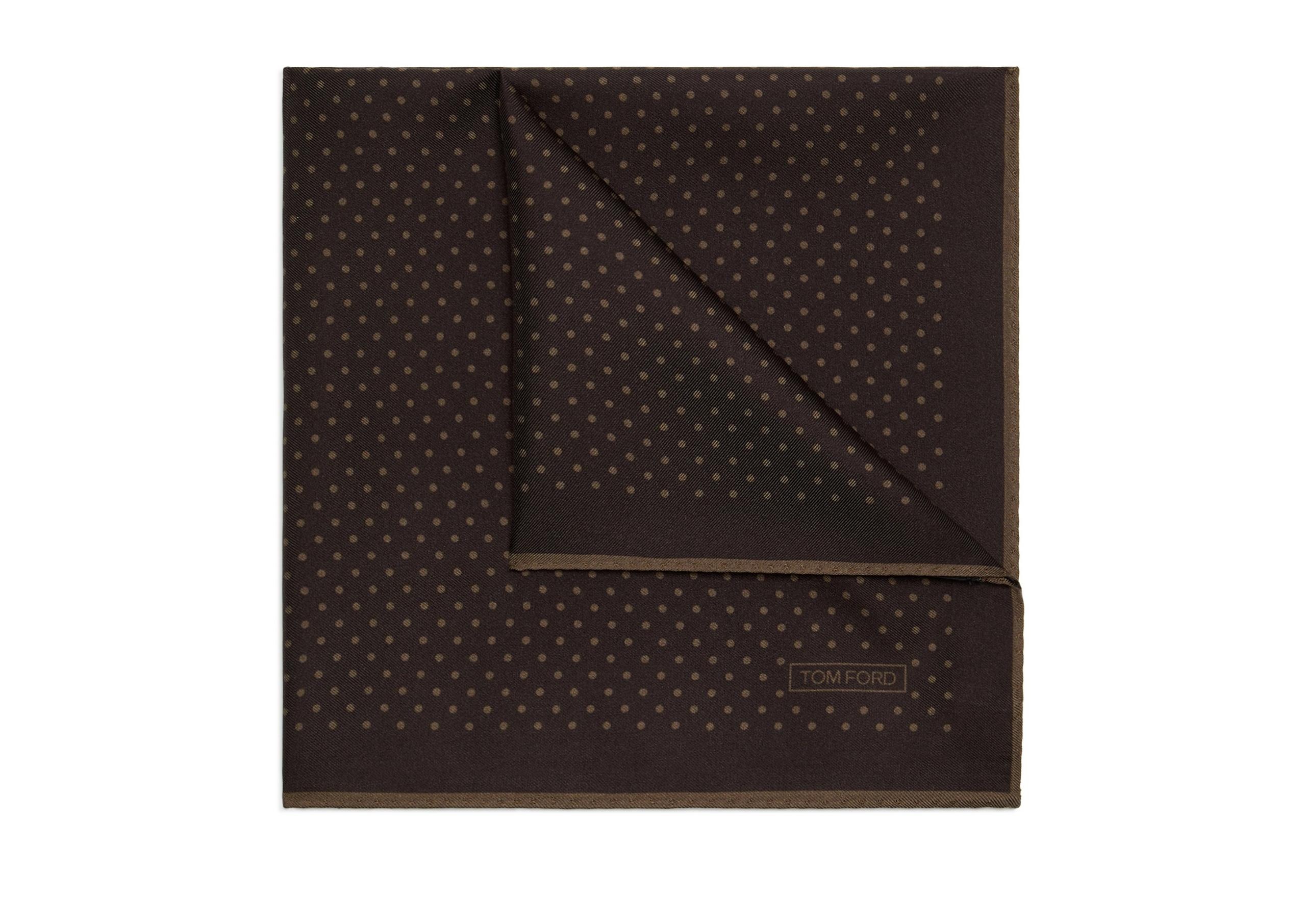 POLKA DOT POCKET SQUARE - 1