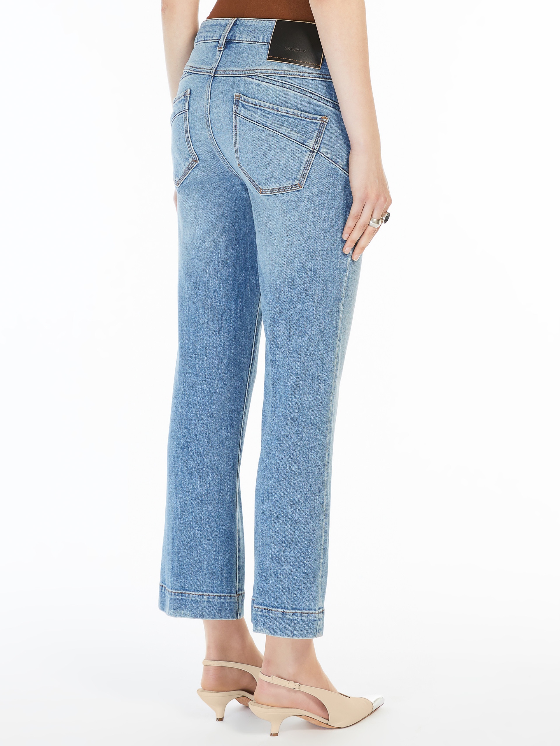 SCHERMO Perfect mini flare 5-pocket trousers - 4
