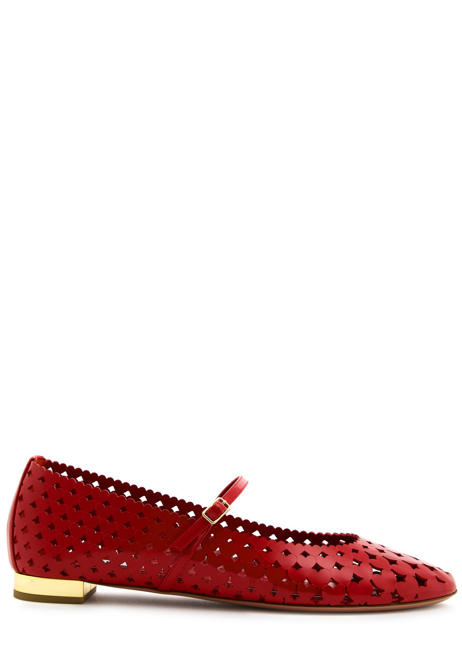 Aquazzura Amourose Patent Leather Flats - 1