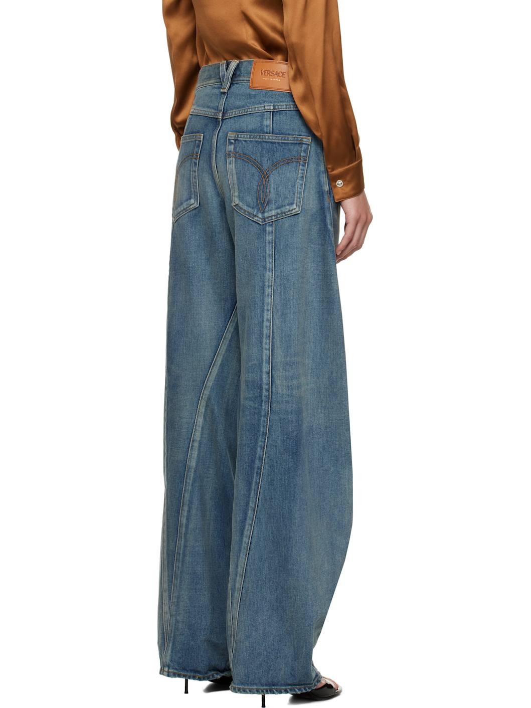 Blue Washed 2000s Jeans - 3