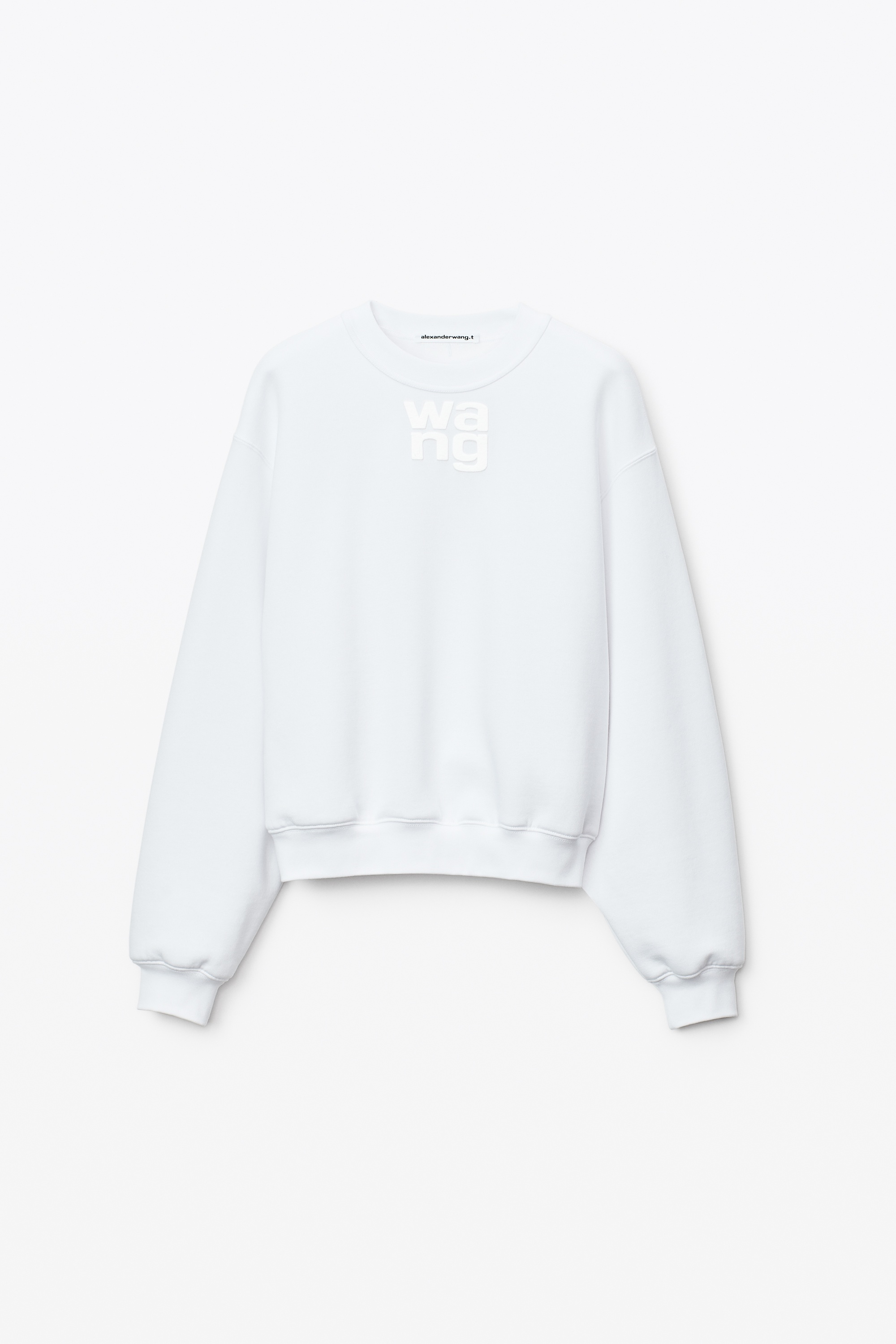 puff logo sweatshirt in structured terry - 1