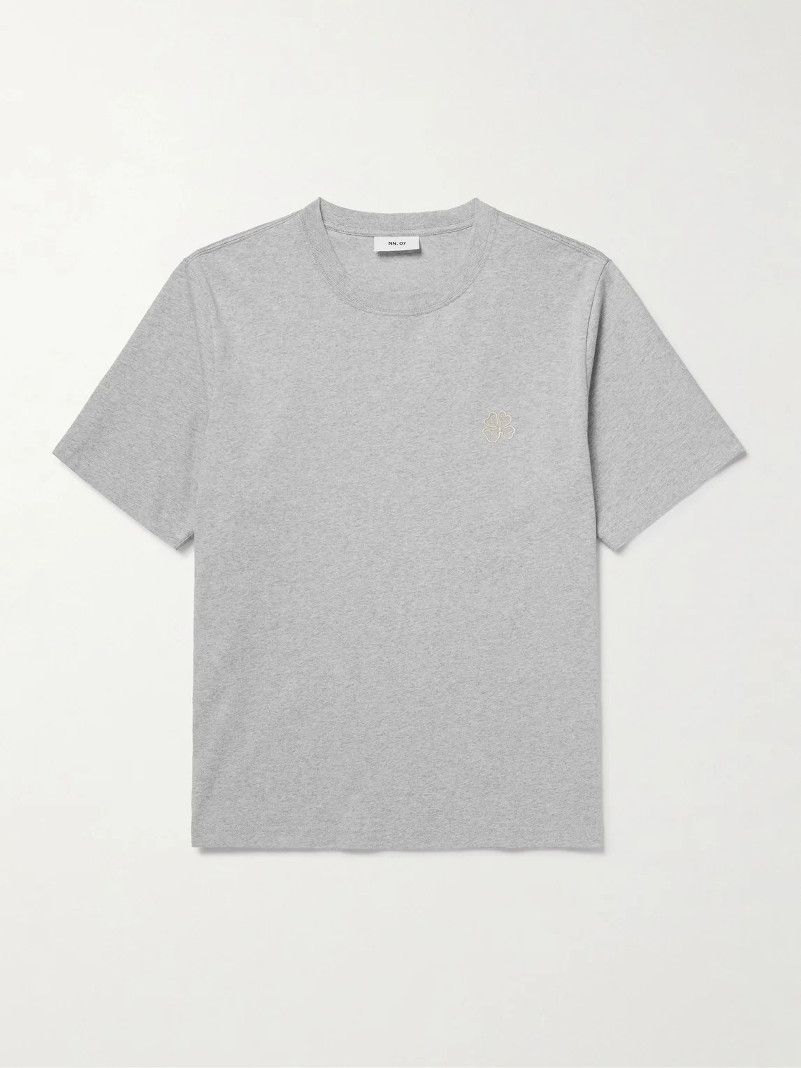 Jett 30026 Embroidered Organic Cotton-Jersey T-shirt - 1