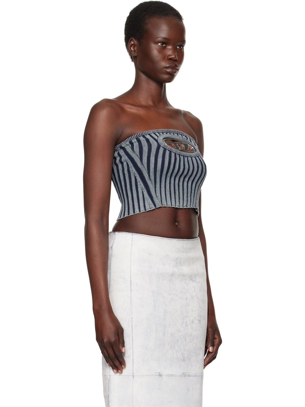 Blue M-Clarksville Tube Top - 2