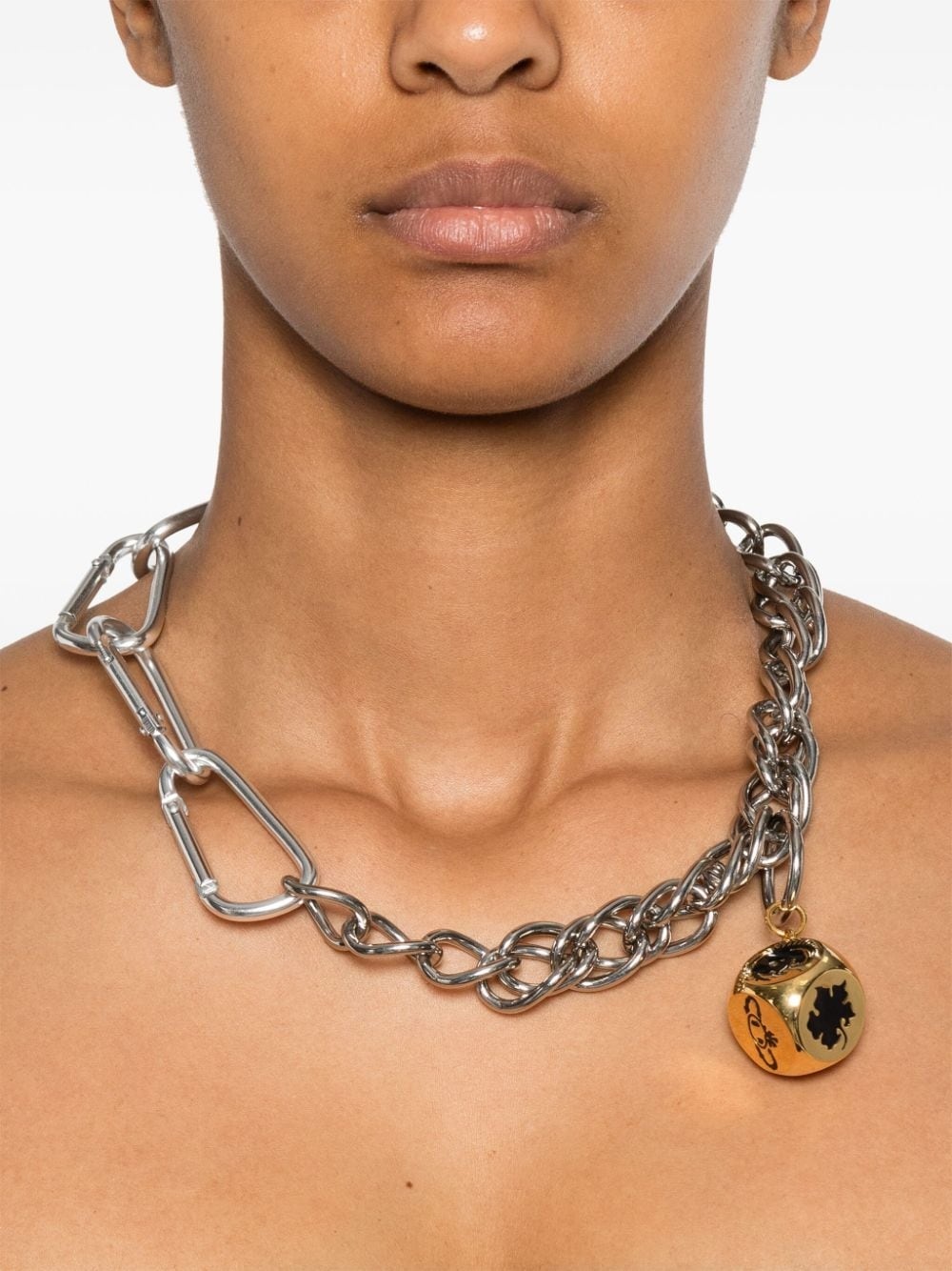 dice-pendant necklace - 2
