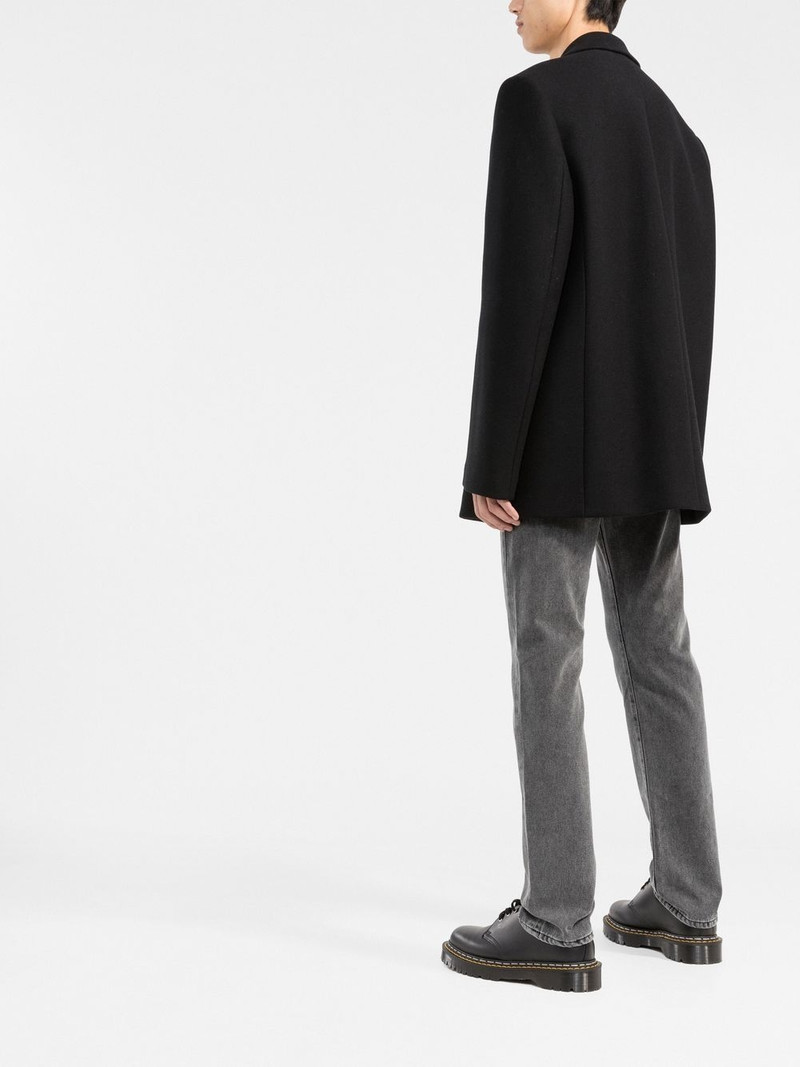 faded straight-leg jeans 7