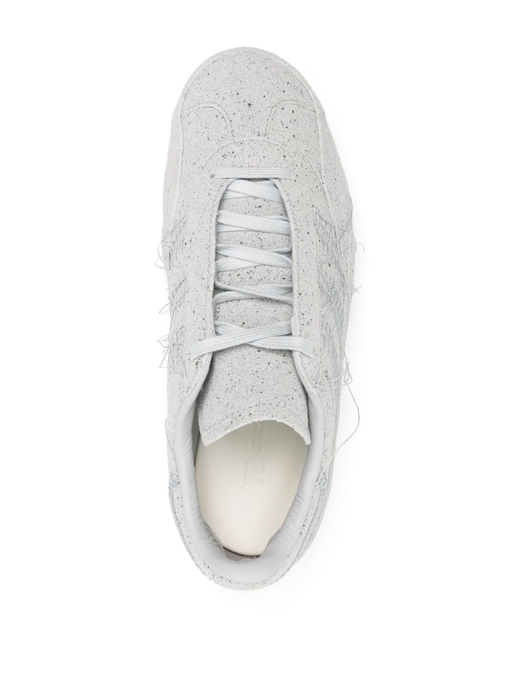 Gazelle suede lace-up sneakers - 4