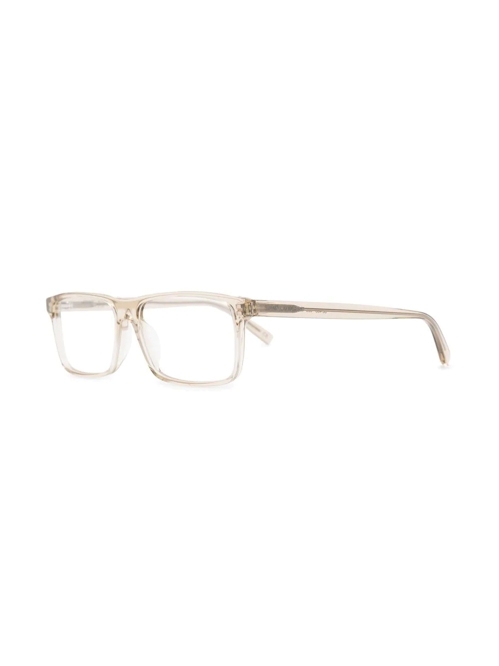 tortoiseshell-effect rectangle-frame glasses - 2