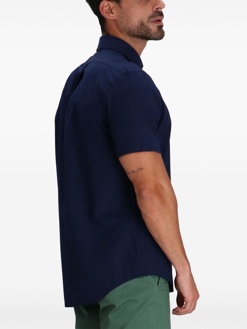 logo-embroidered short-sleeve shirt 4
