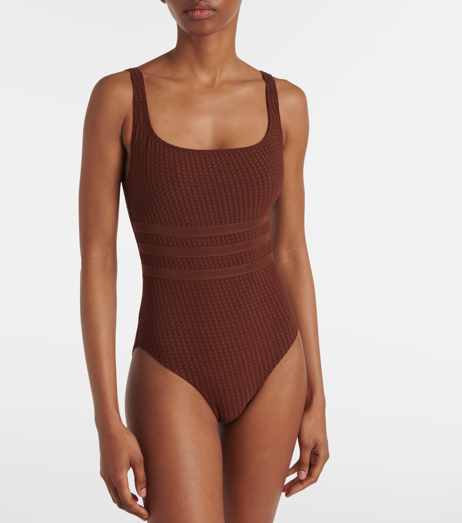 Glory jacquard swimsuit - 2