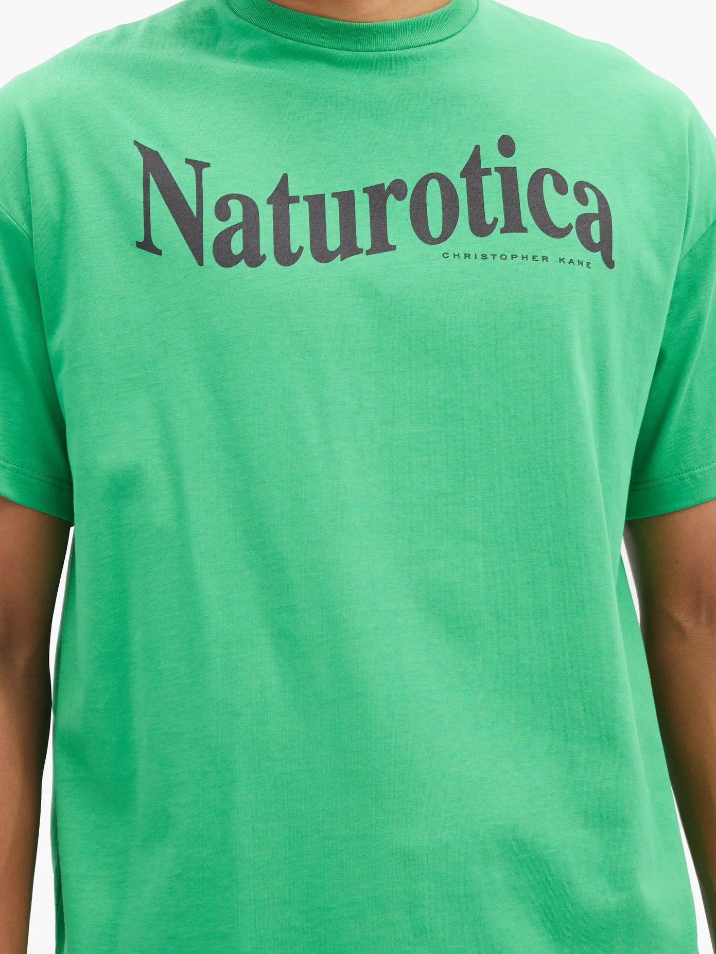 Naturotica-print cotton-jersey T-shirt - 3