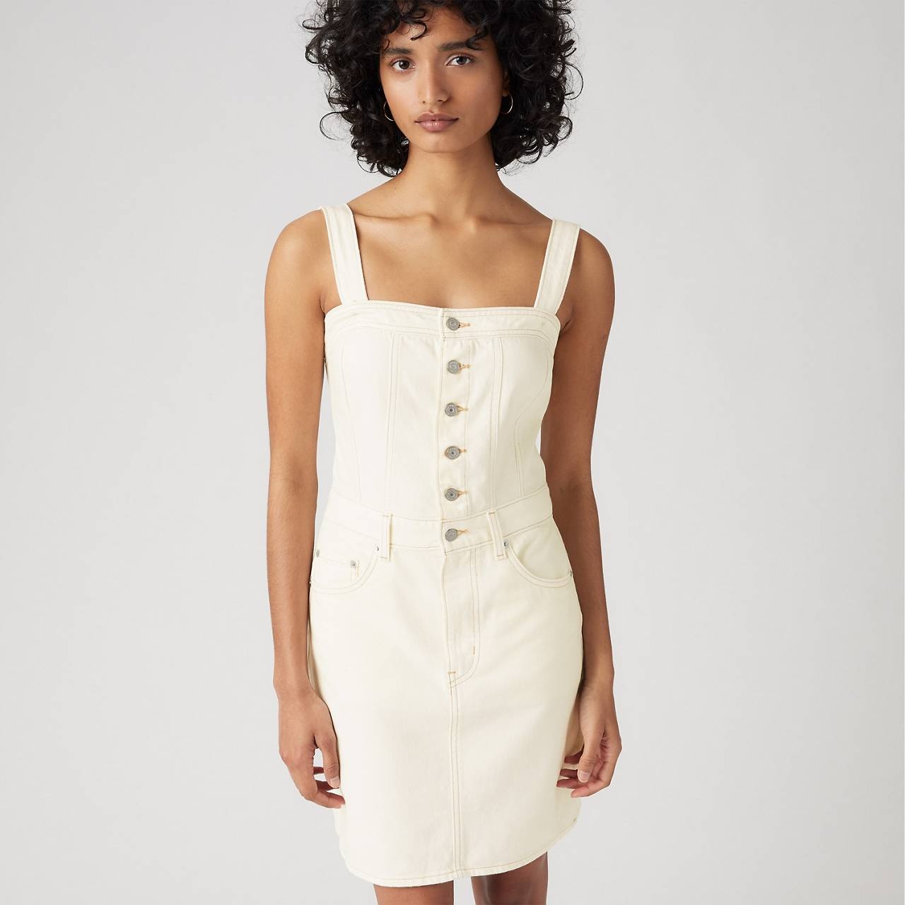 ICONIC BUTTON-UP DRESS - 5