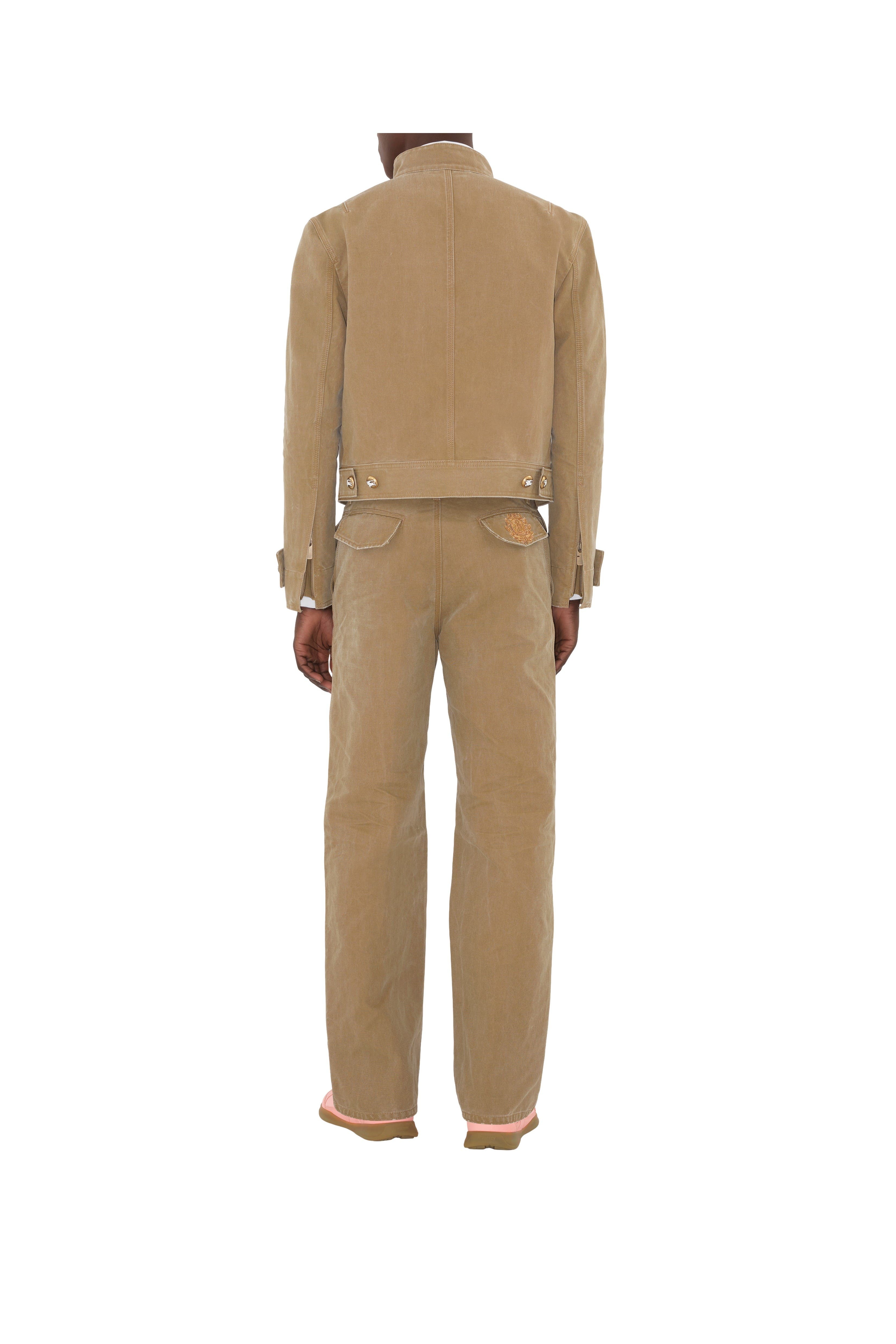 burberry B Crest Cotton Jacket in Walrus at Nordstrom - 4
