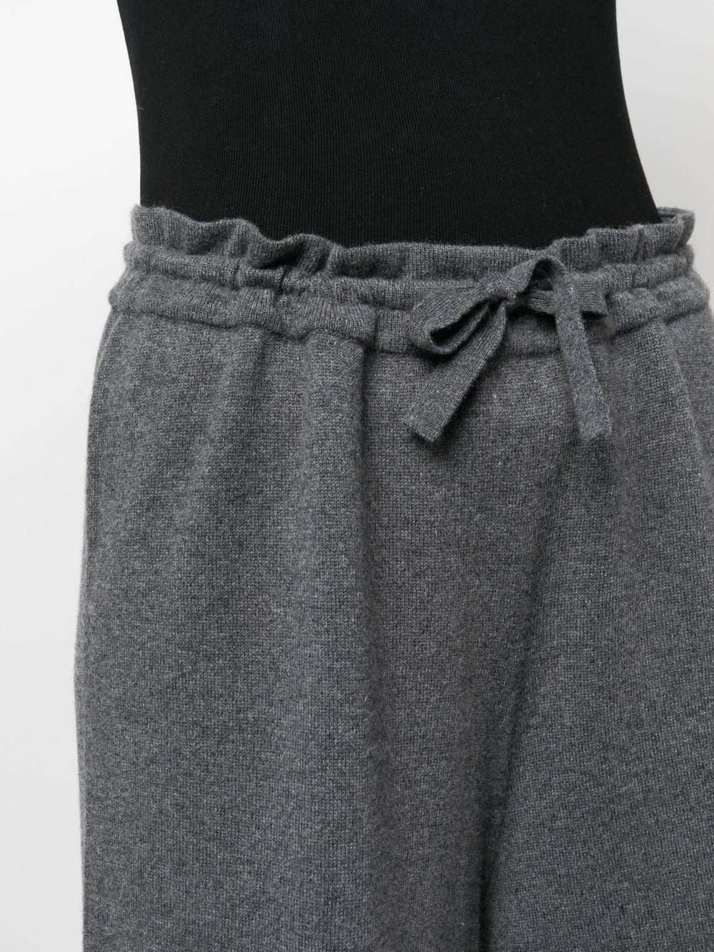 wide-leg knitted trousers - 5