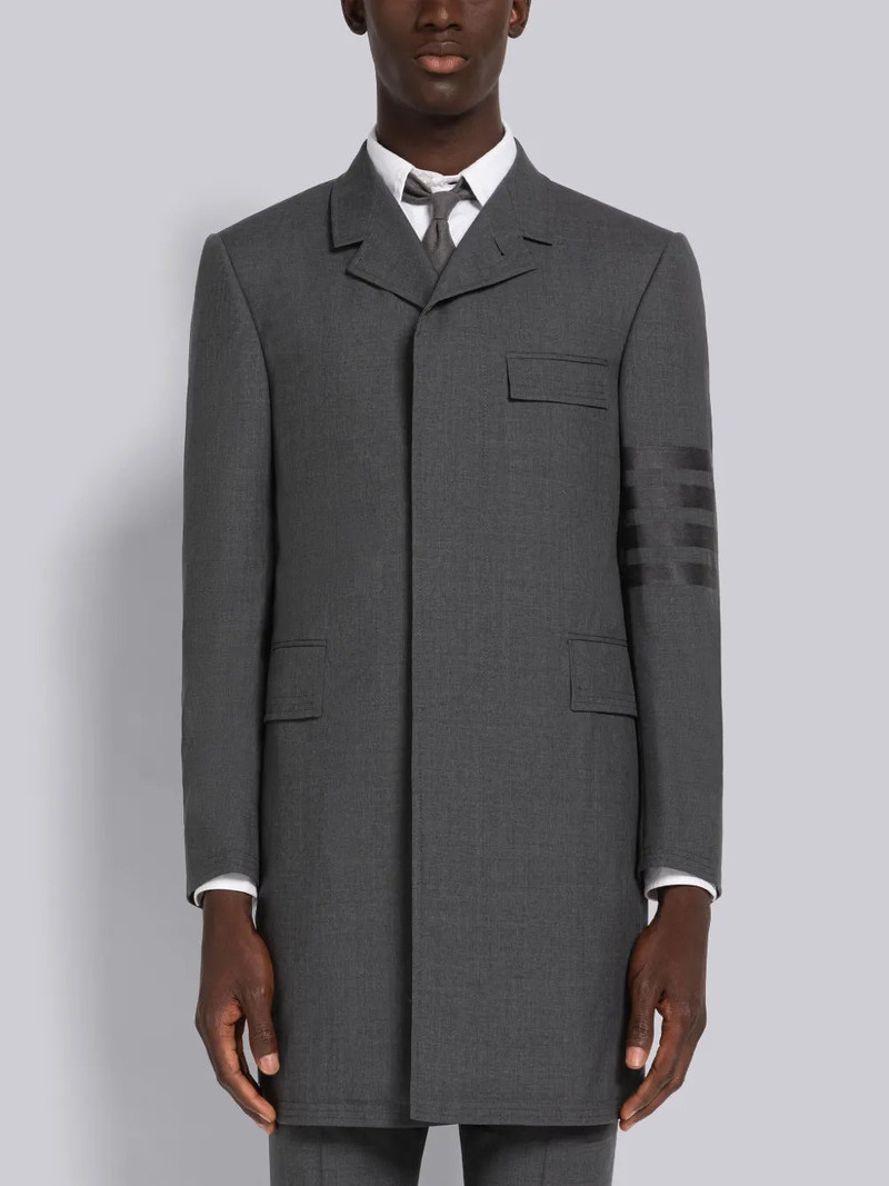 PLAIN WEAVE 4-BAR CHESTERFIELD OVERCOAT 1