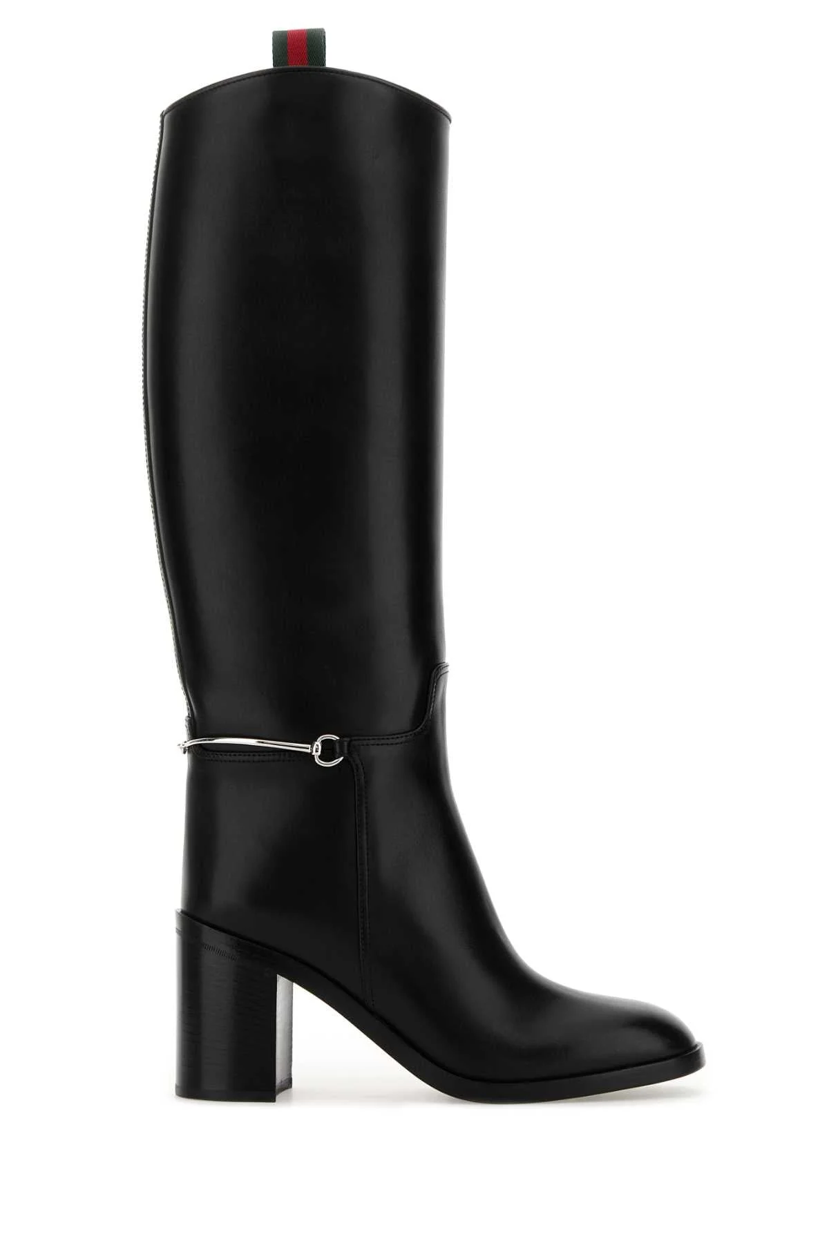 Gucci Women Black Leather Boots - 1