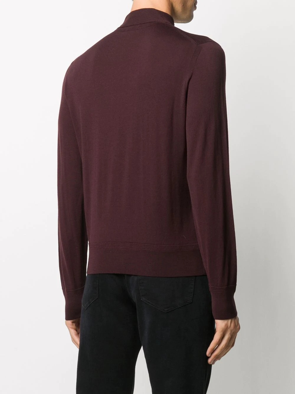 roll-neck wool jumper - 4