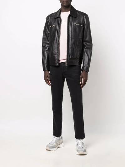 Diesel mid-rise slim-cut jeans outlook