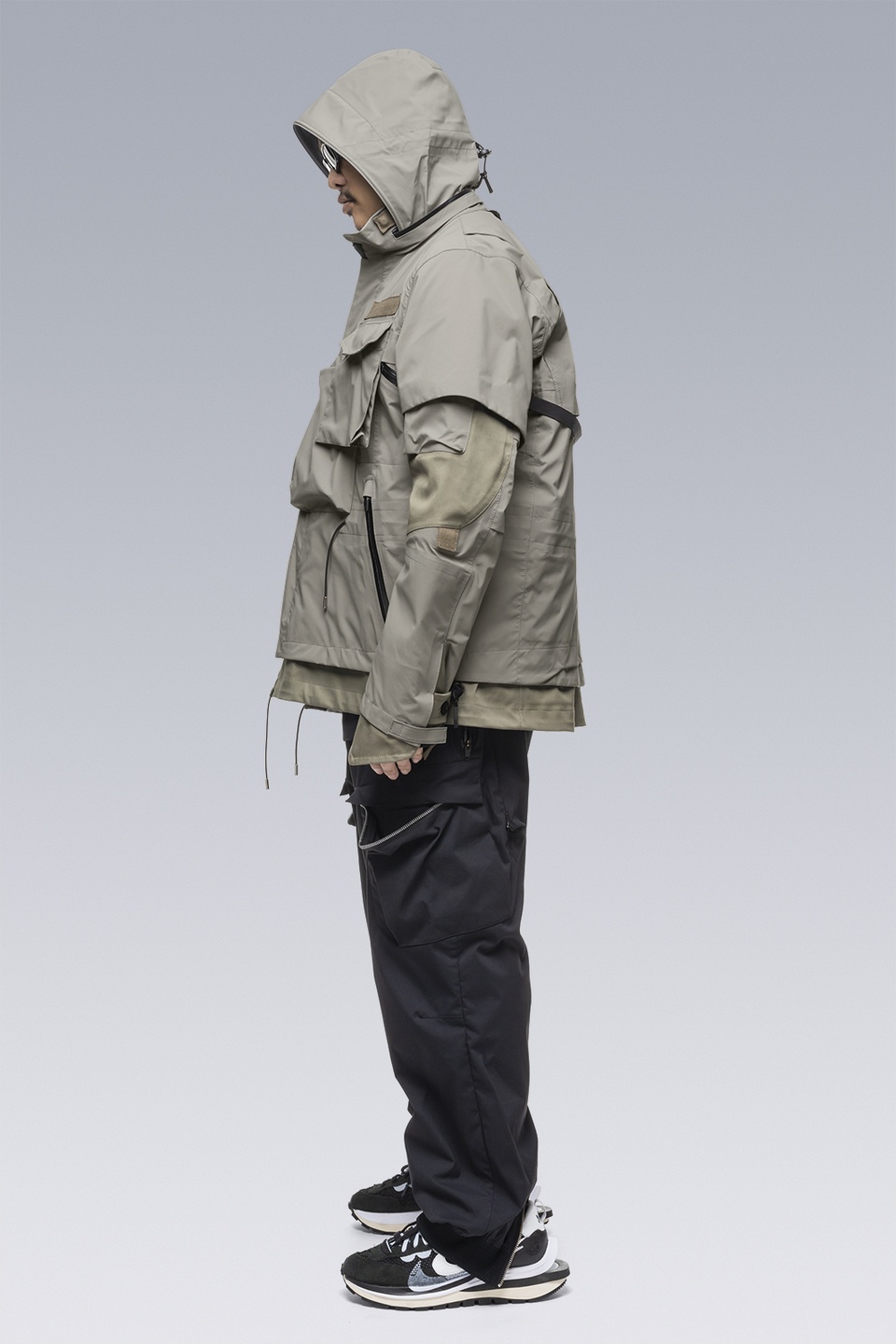 SAC-J2761 sacai / ACRONYM Field Jacket Alpha Green - 6