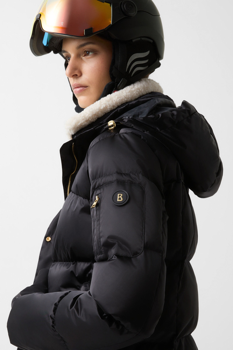 Hella down ski jacket in Black 8