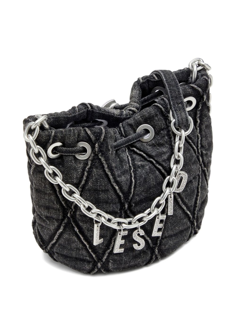 small CHARM-D quilted chain bucket bag - 5