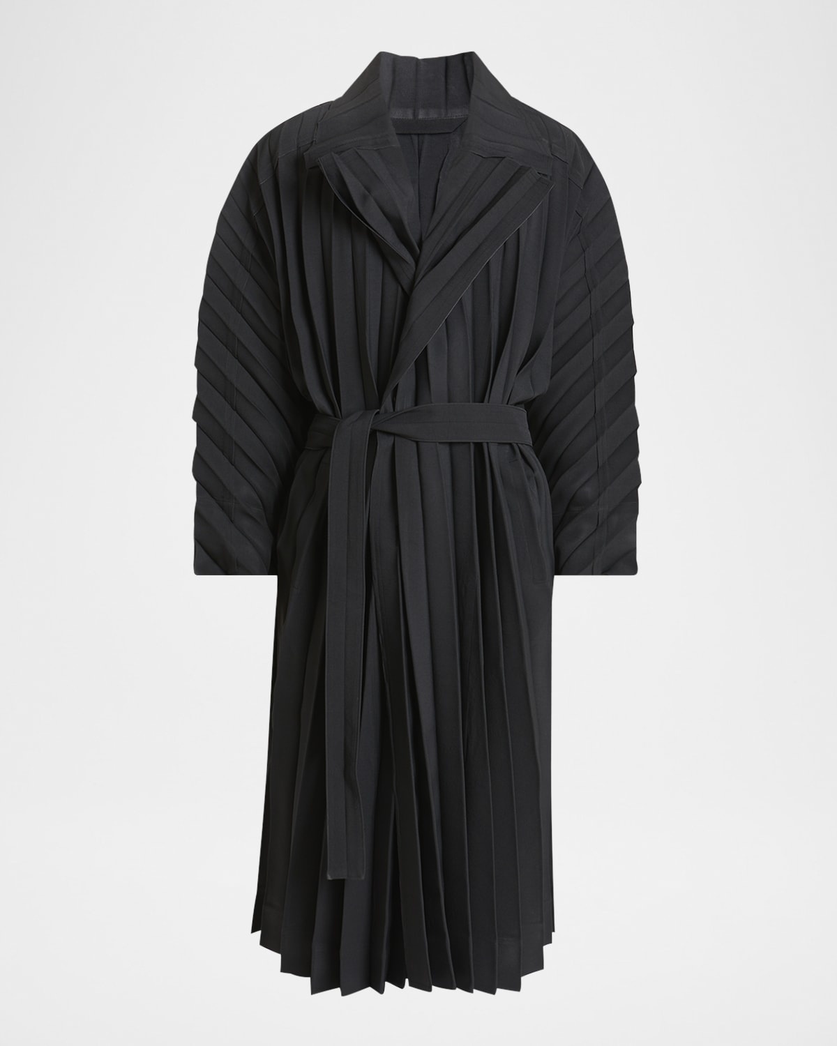 ISSEY MIYAKE Men's Edge Lightweight Trench Coat